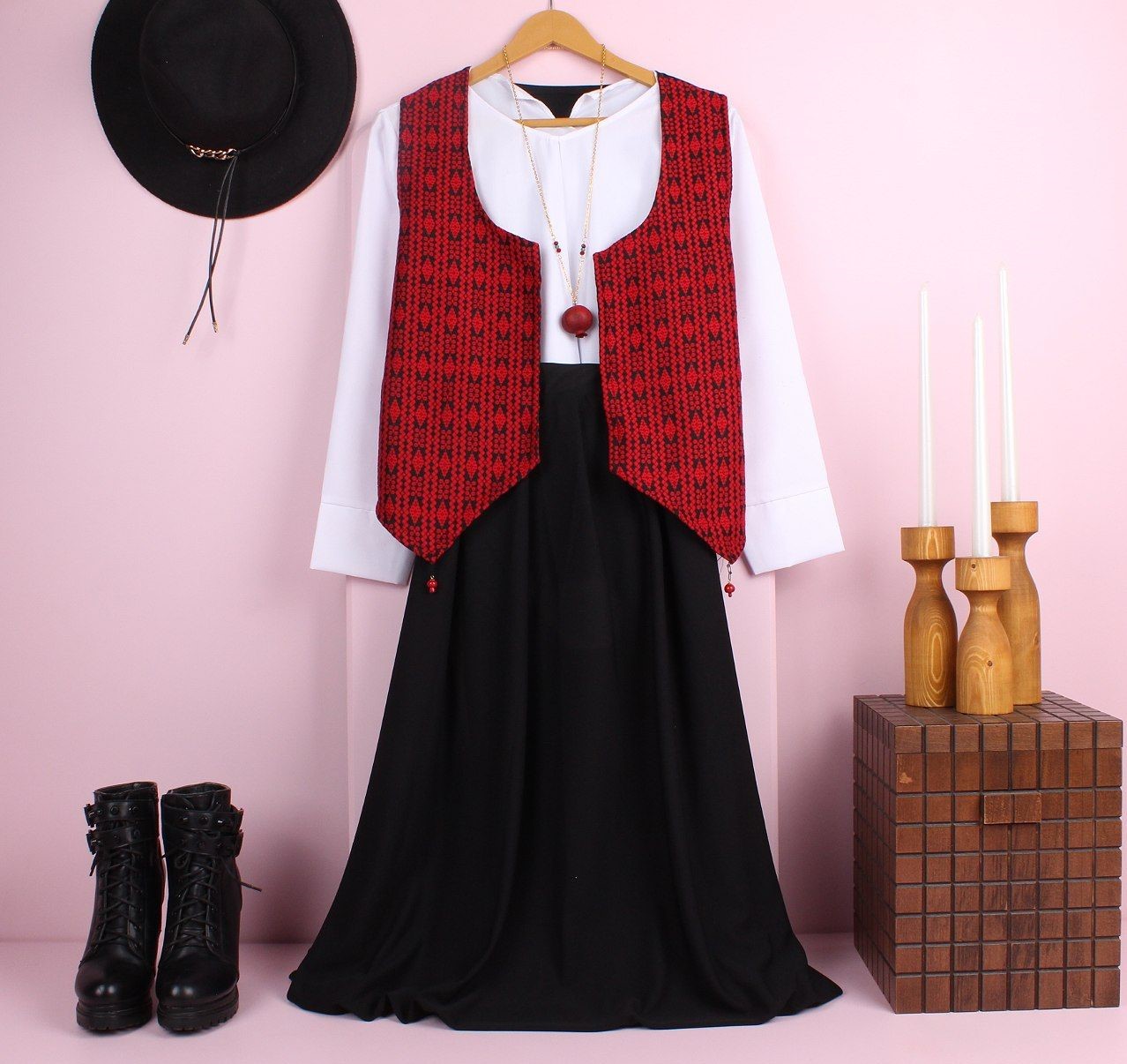 کت و دامن یلدایی - استایل یلدایی