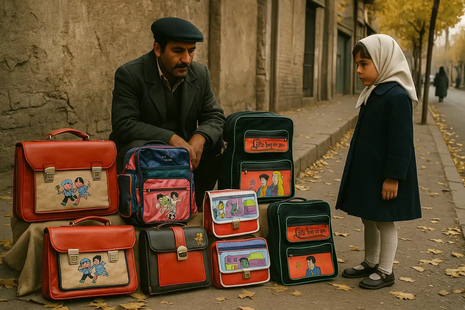 کیف مدرسه دهه 60