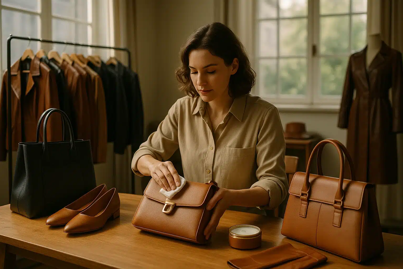 مراقبت از چرم مصنوعی