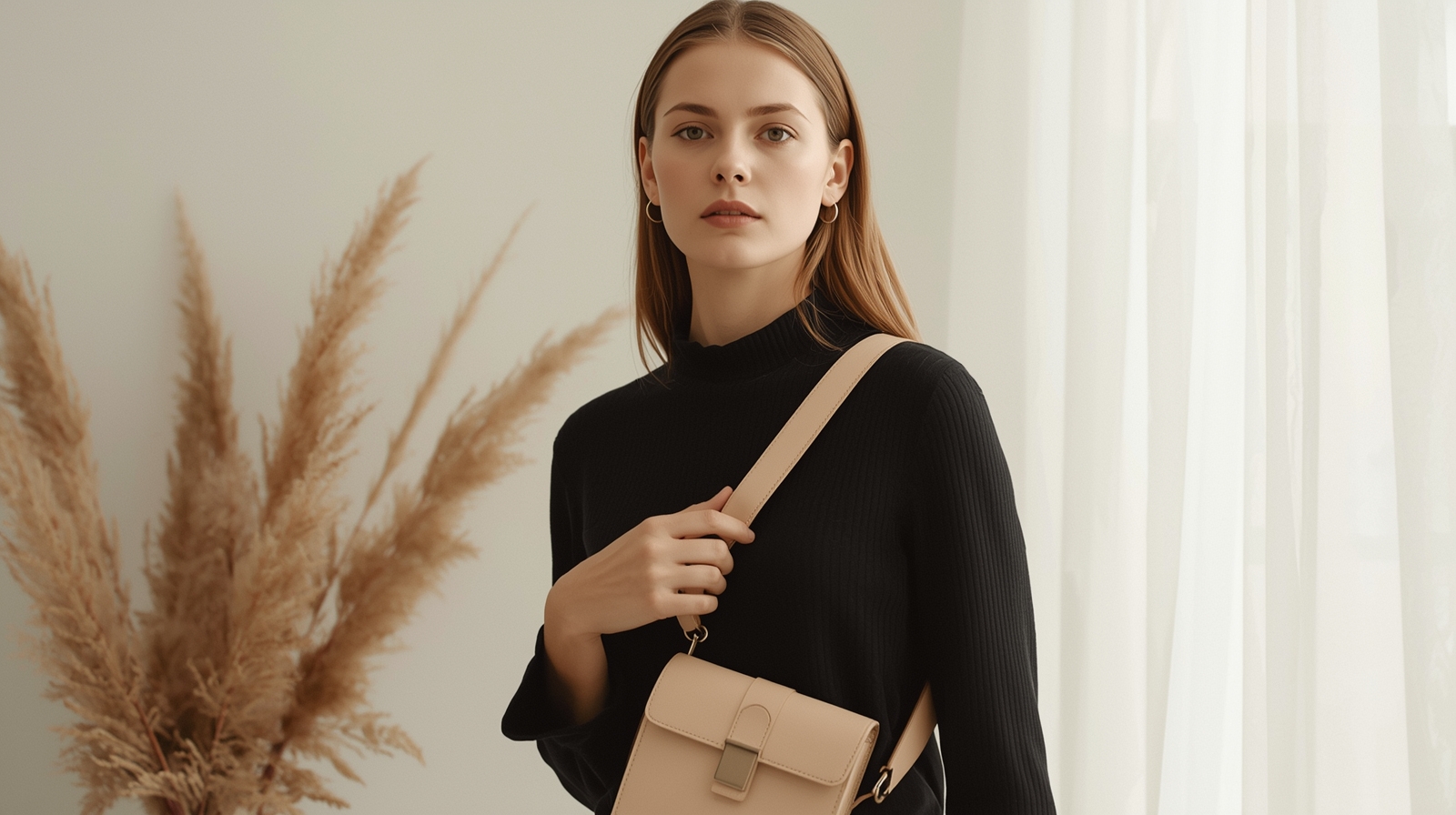 زنی با اکسسوری مینیمال