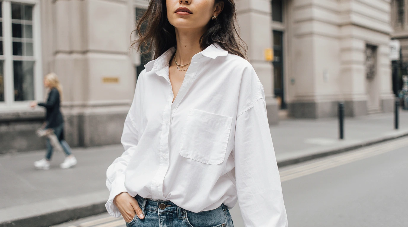 شومیز بیسیک سفید