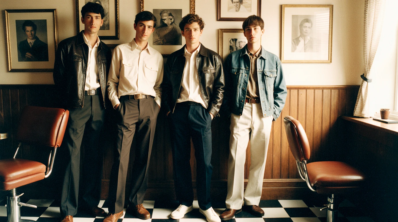 استایل رترو مردانه