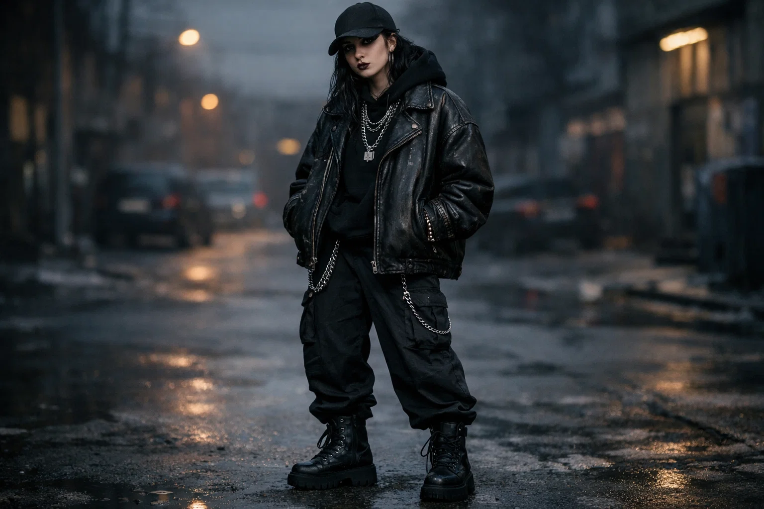 استایل گنگ دخترانه زمستانی