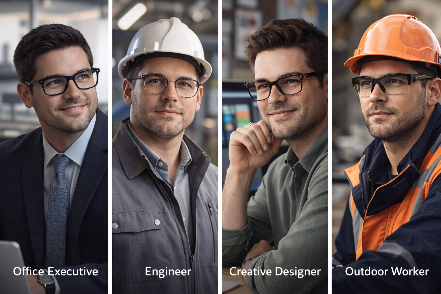 فریم عینک طبی مردانه برای محیط کار و مشاغل مختلف 