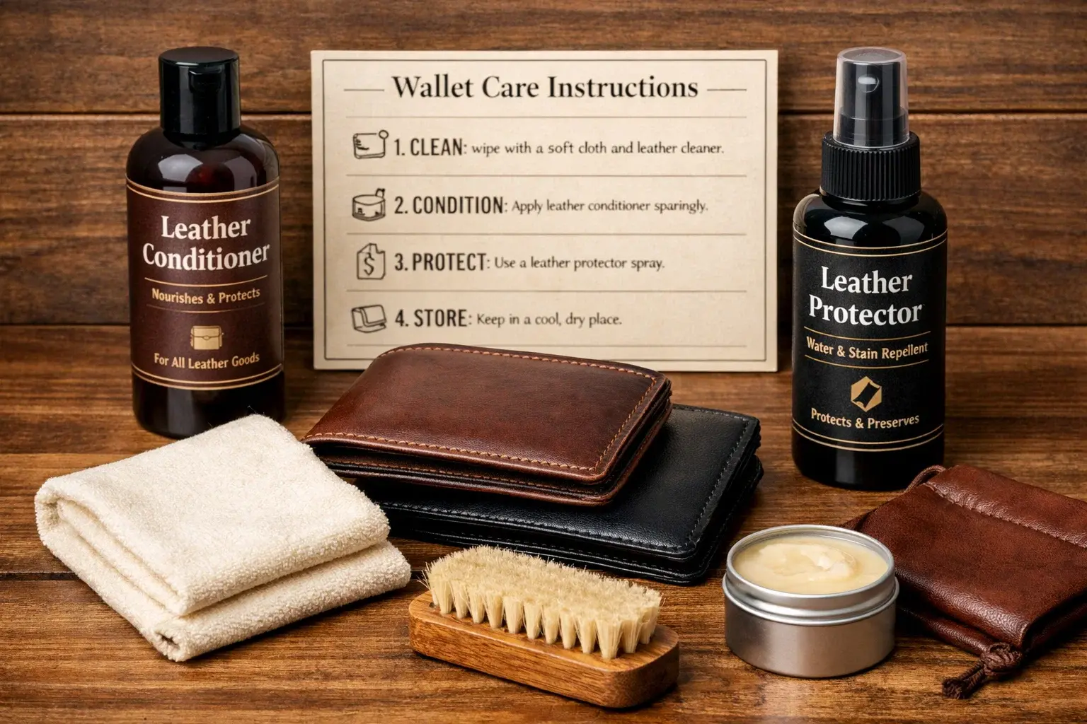 مدل کیف پول چرم زنانه