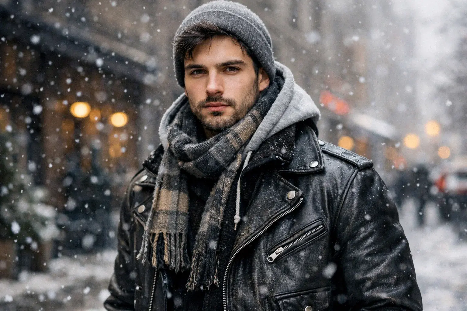 کاپشن چرم مردانه