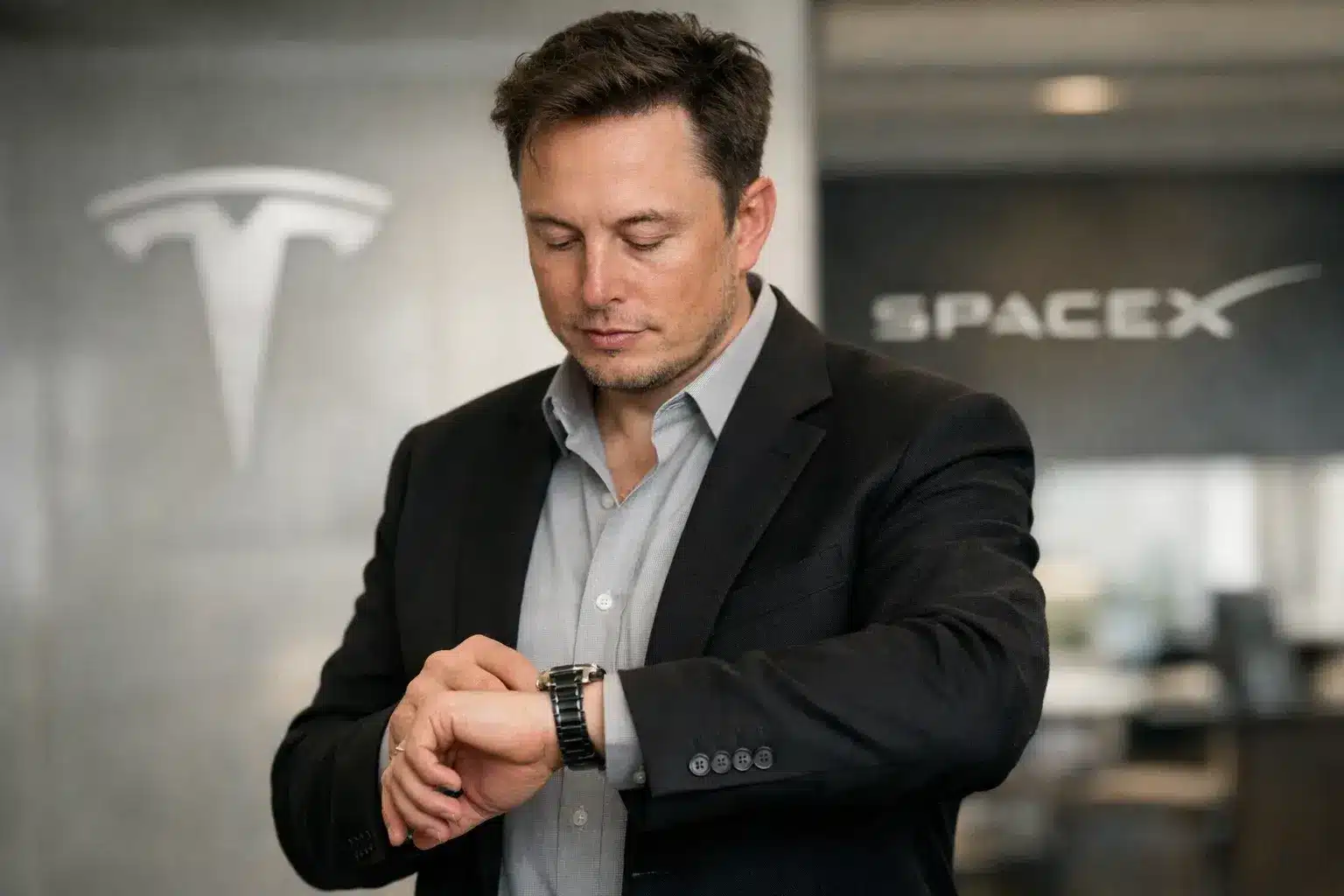 ساعت ایلان ماسک