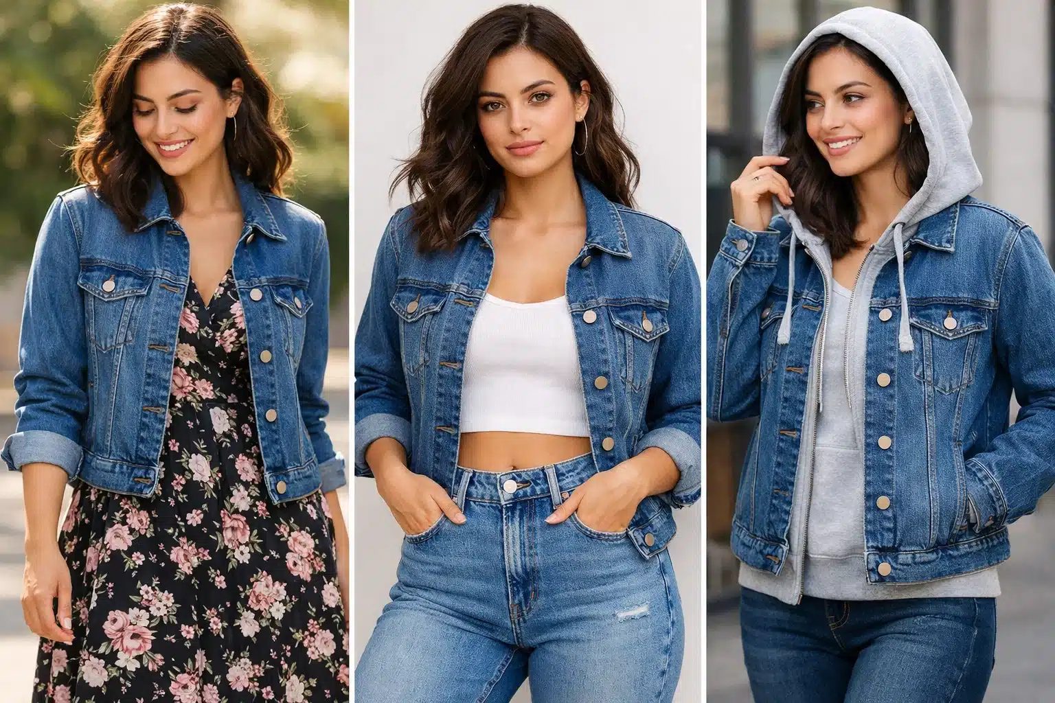 استایل با کت جین