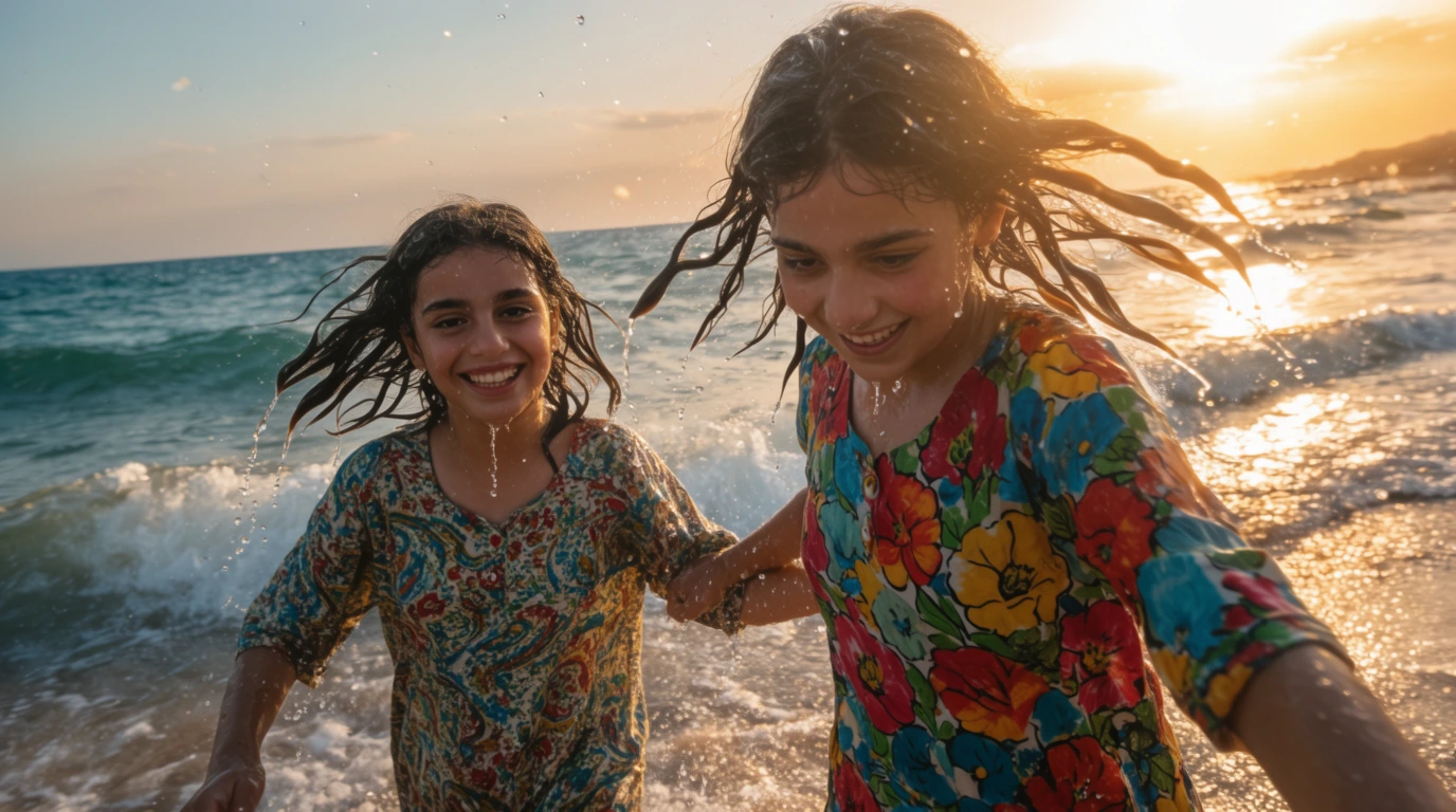 لباس ساحلی دخترانه